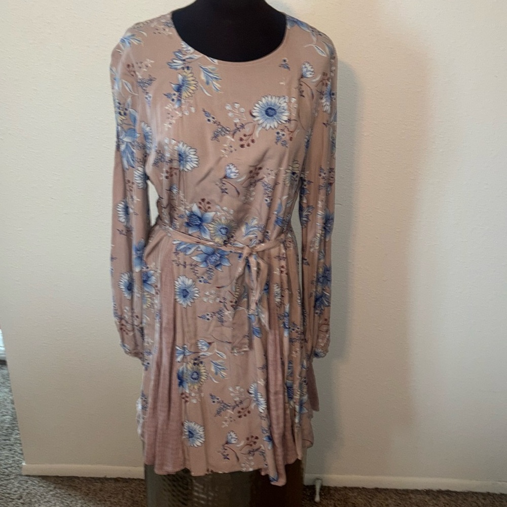 Sugarfox Floral Pullover Dress size 1X